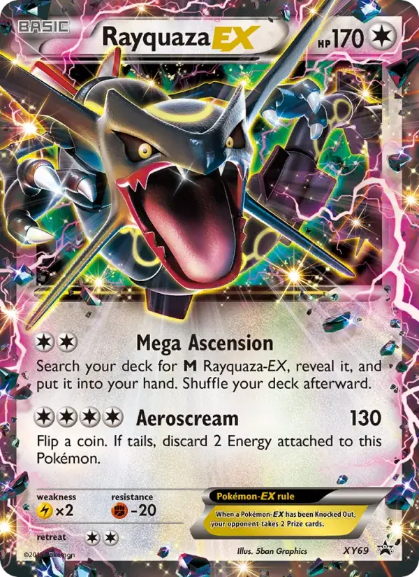 Rayquaza EX - XY69/216 - XY Black Star Promos