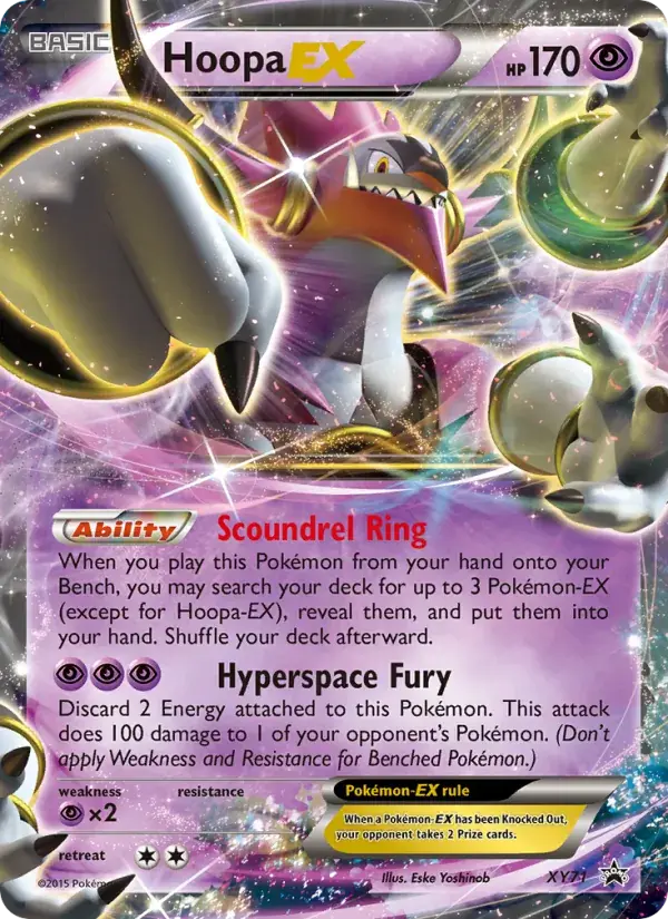 Hoopa EX - XY71/216 - XY Black Star Promos
