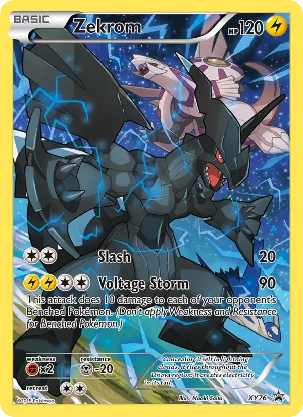 Zekrom - XY76/216 - XY Black Star Promos