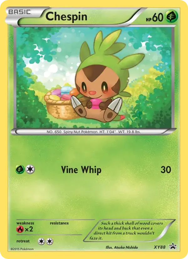 Chespin - XY88/216 - XY Black Star Promos