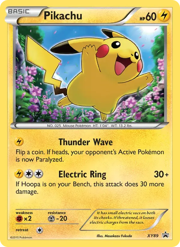 Pikachu - XY89/216 - XY Black Star Promos