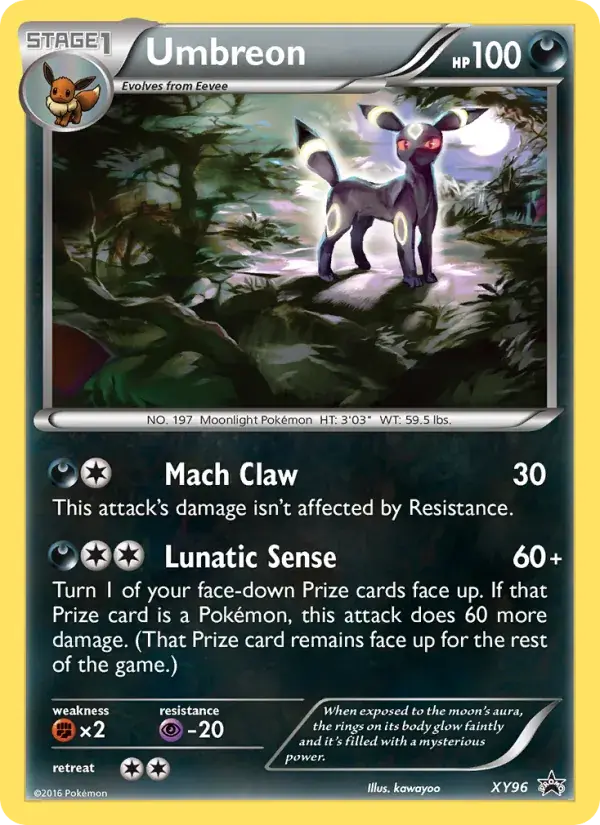Umbreon - XY96/216 - XY Black Star Promos