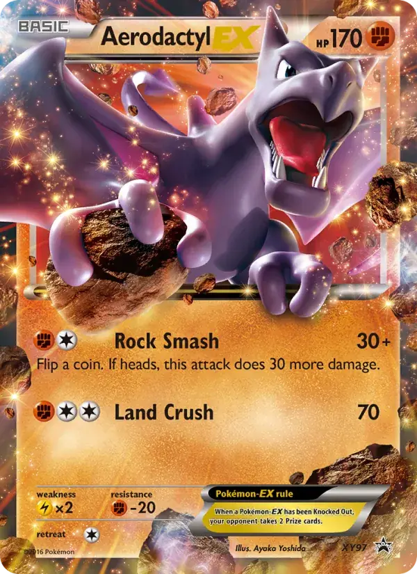 Aerodactyl EX - XY97/216 - XY Black Star Promos