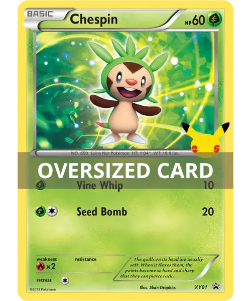 Chespin - XYPR-PR-XY XY01/216 - Promo XY