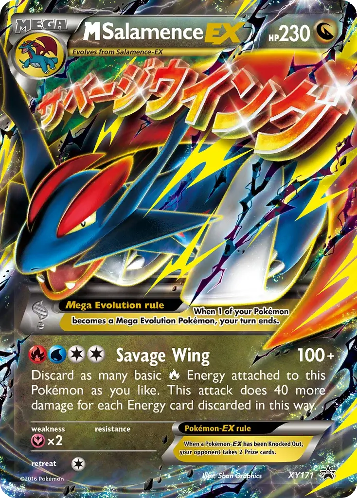 M Salamence-EX - XYPR-PR-XY XY171/216 - Promo XY
