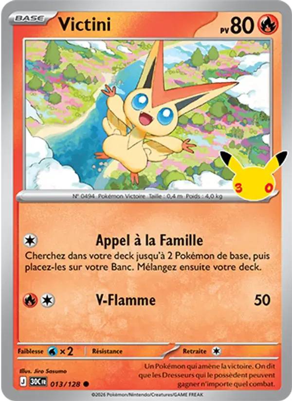 Victini - 013/158 - 30ᵉ Anniversaire
