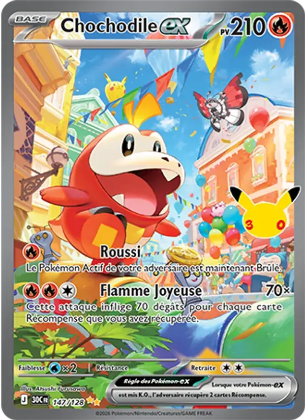 Chochodile-ex - 147/158 - 30ᵉ Anniversaire