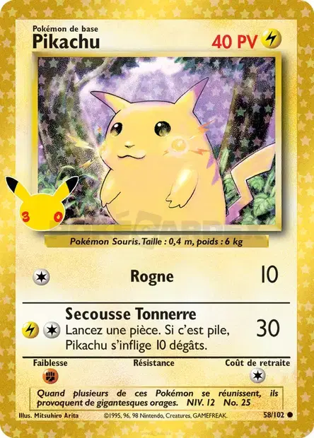 Pikachu - 014/158 - 30ᵉ Anniversaire