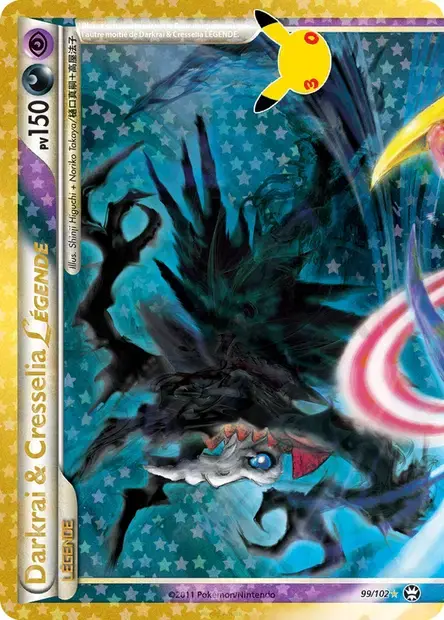Darkrai & Cresselia LÉGENDE - 019/158 - 30ᵉ Anniversaire