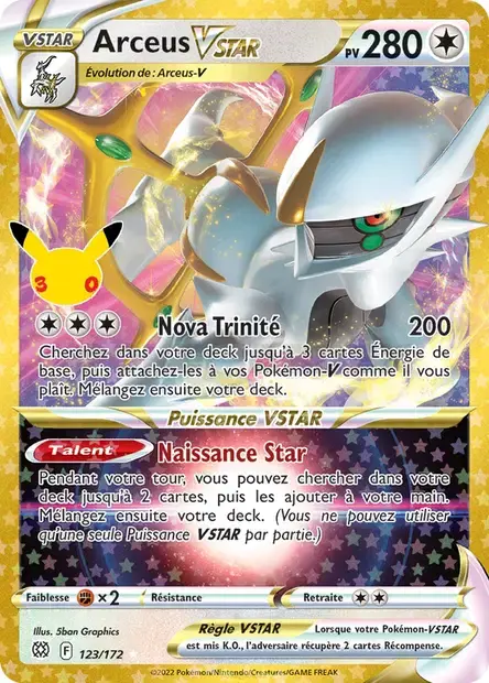 Arceus-VSTAR - 027/158 - 30ᵉ Anniversaire