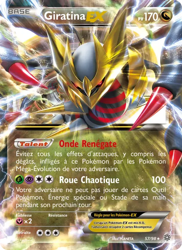 Giratina EX - 57/101 - Origines Antiques