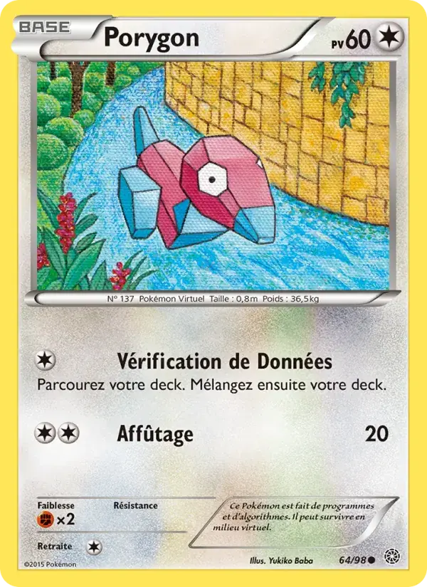 Porygon - 64/101 - Origines Antiques