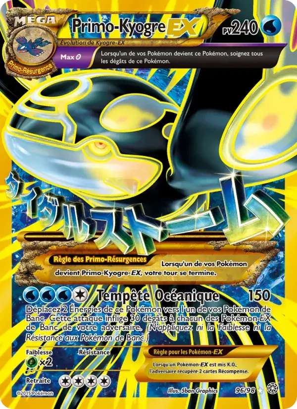 PrimoKyogre EX - 96/101 - Origines Antiques