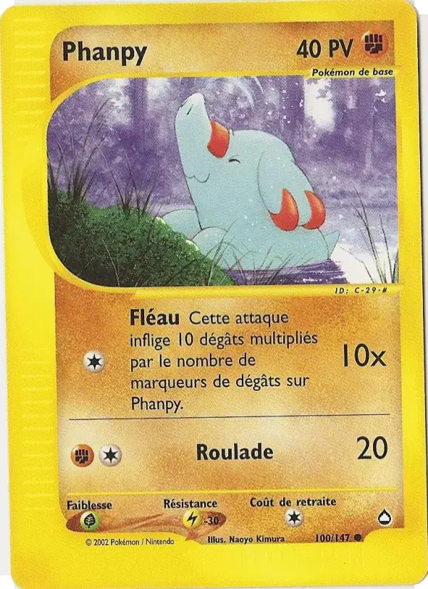 Phanpy - 100/186 - Aquapolis