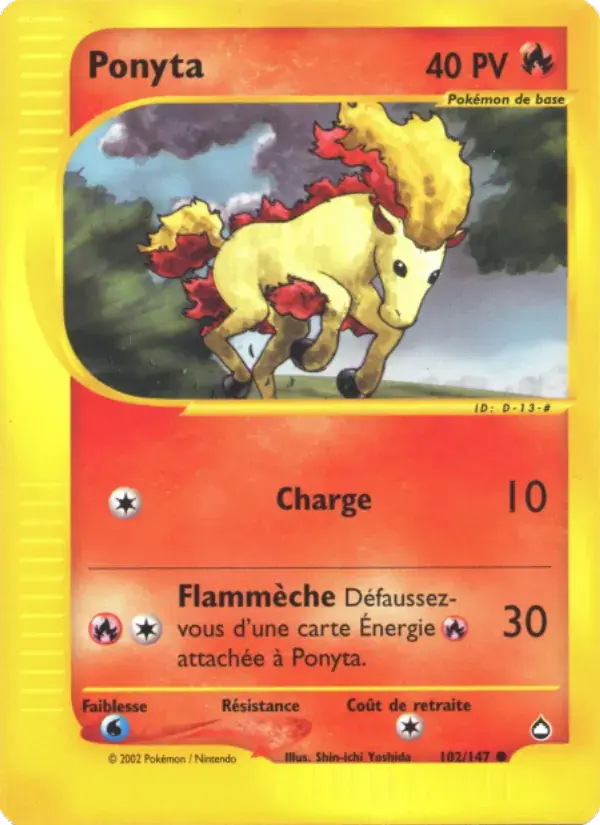 Ponyta - 102/186 - Aquapolis