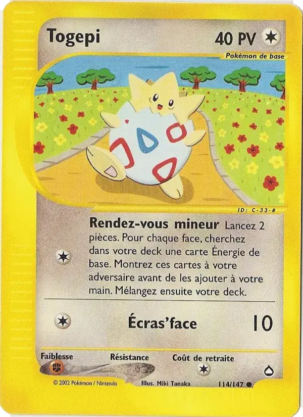 Togepi - 114/186 - Aquapolis