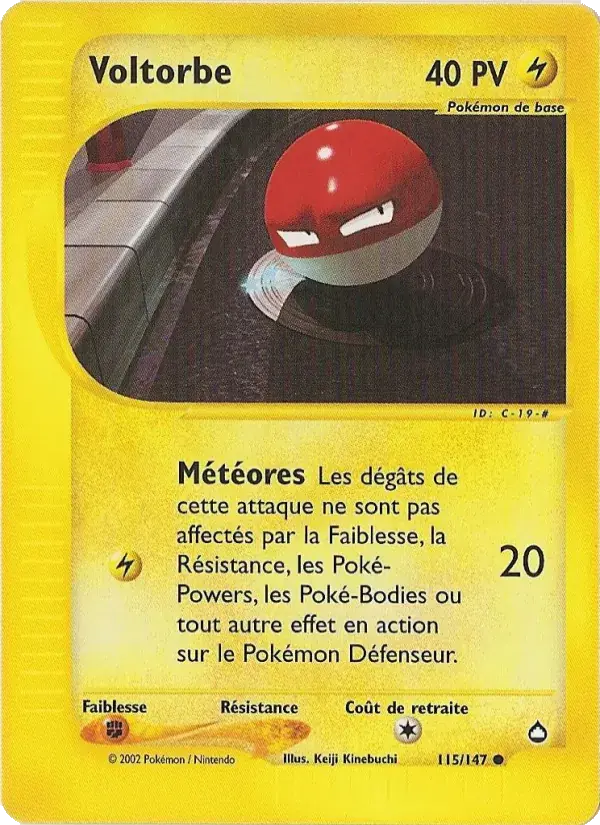 Voltorbe - 115/186 - Aquapolis