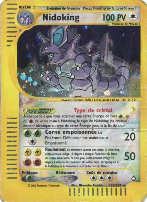 Nidoking - 150/186 - Aquapolis