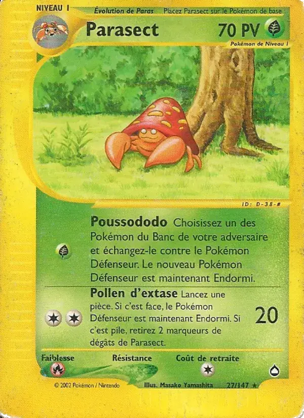 Parasect - 27/186 - Aquapolis