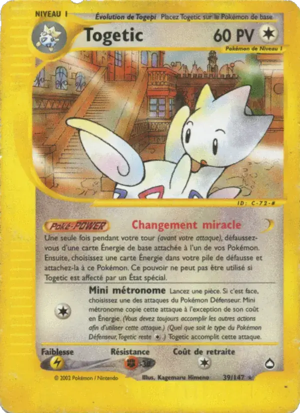 Togetic - 39/186 - Aquapolis