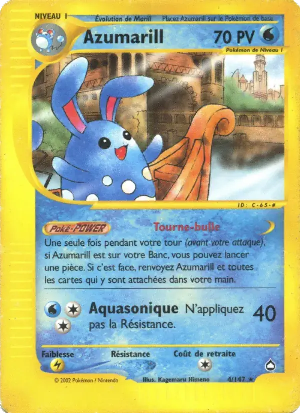 Azumarill - 4/186 - Aquapolis