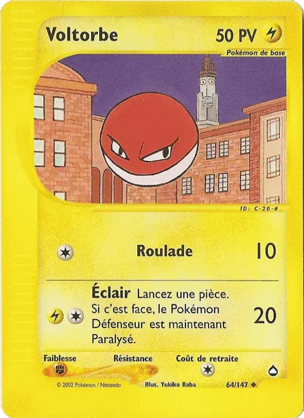 Voltorbe - 64/186 - Aquapolis