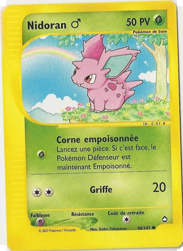 Nidoran ♂ - 96/186 - Aquapolis