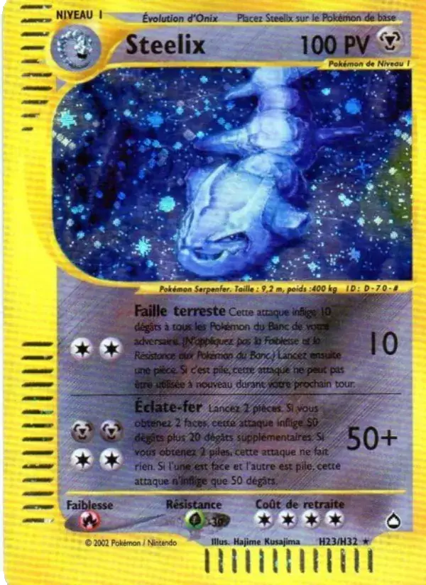Steelix - H23/186 - Aquapolis