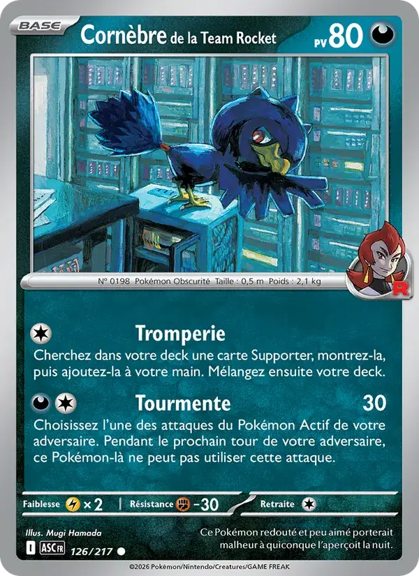 Cornèbre de la Team Rocket - 126/295 - Héros Transcendants