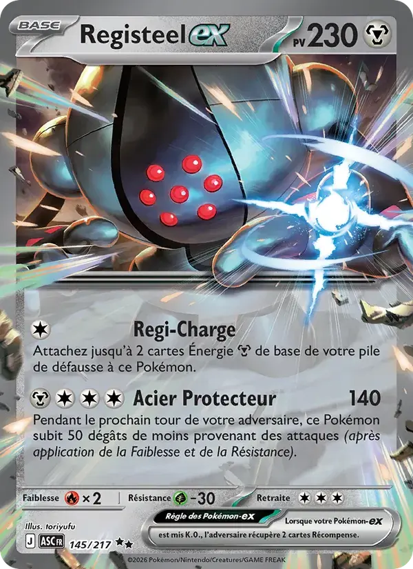 Registeel-ex - 145/295 - Héros Transcendants
