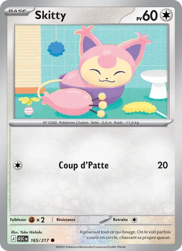 Skitty - 165/295 - Héros Transcendants