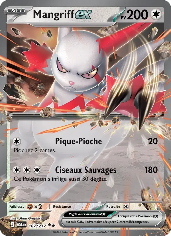 Mangriff-ex - 167/295 - Héros Transcendants