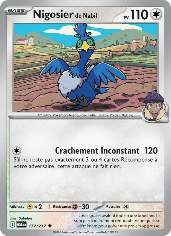 Nigosier de Nabil - 177/295 - Héros Transcendants