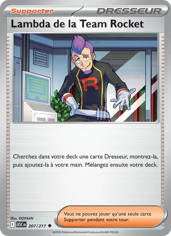 Lambda de la Team Rocket - 207/295 - Héros Transcendants
