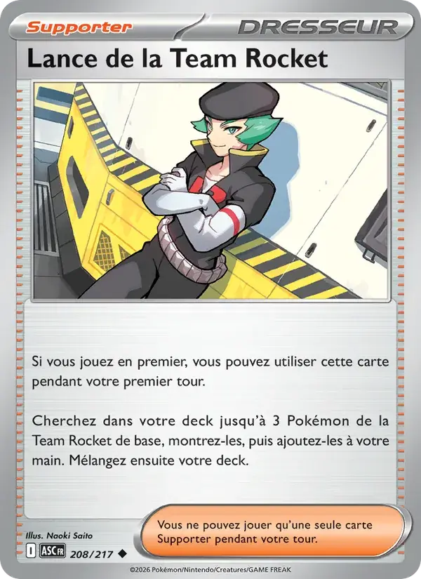 Lance de la Team Rocket - 208/295 - Héros Transcendants