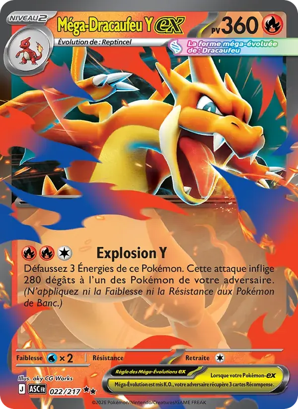 Méga-Dracaufeu Y-ex - 022/295 - Héros Transcendants