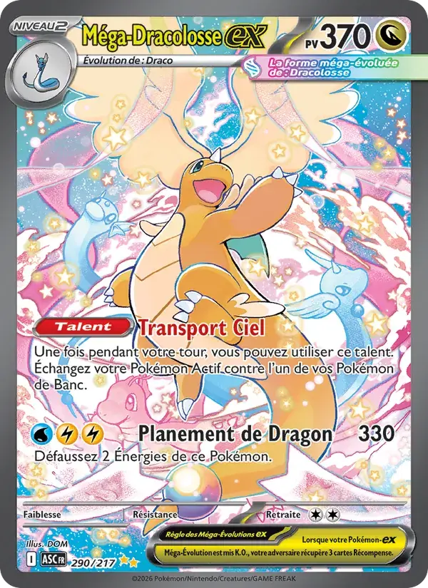 Méga-Dracolosse-ex - 290/295 - Héros Transcendants