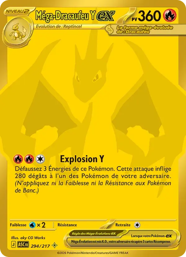 Méga-Dracaufeu Y-ex - 294/295 - Héros Transcendants