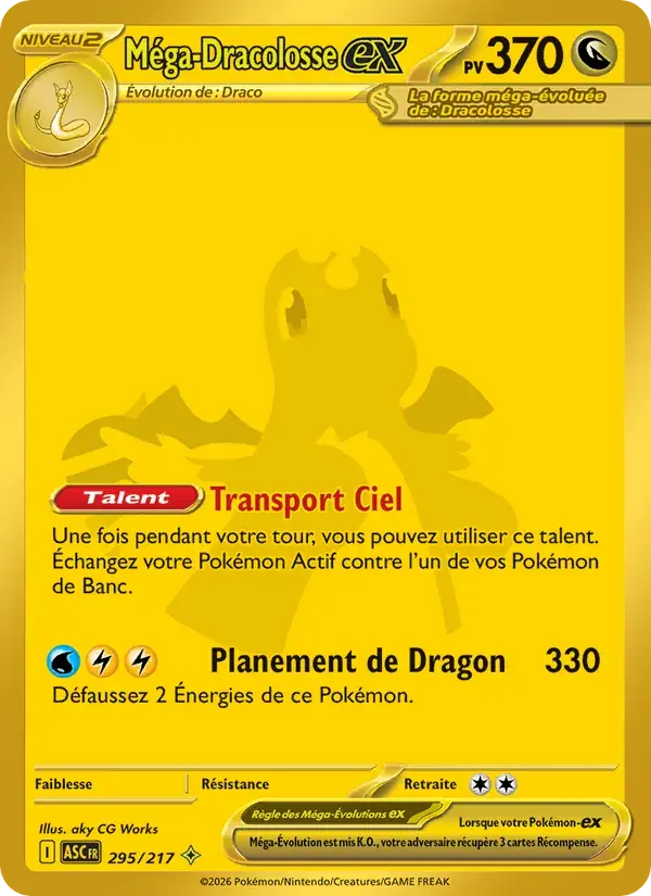 Méga-Dracolosse-ex - 295/295 - Héros Transcendants