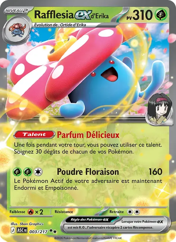 Rafflesia-ex d'Erika - 003/295 - Héros Transcendants