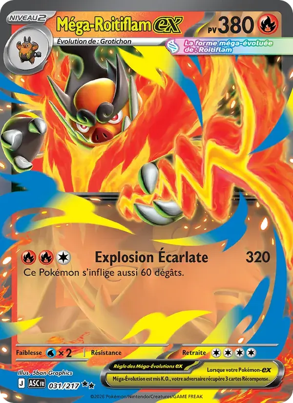 Méga-Roitiflam-ex - 031/295 - Héros Transcendants