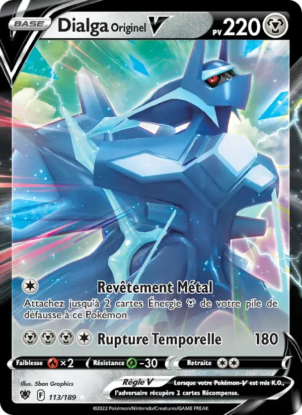 Dialga Originel V - 113/216 - Astres Radieux