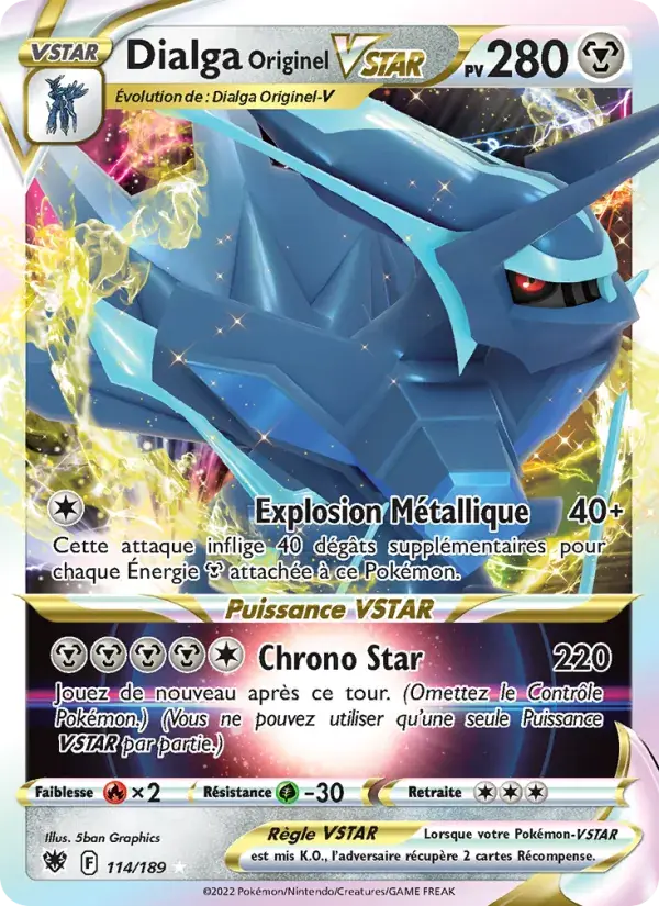 Dialga Originel VSTAR - 114/216 - Astres Radieux