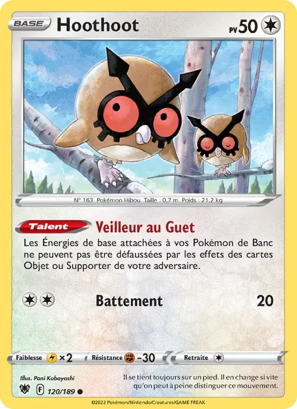 Hoothoot - 120/216 - Astres Radieux