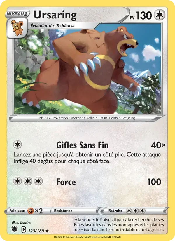 Ursaring - 123/216 - Astres Radieux