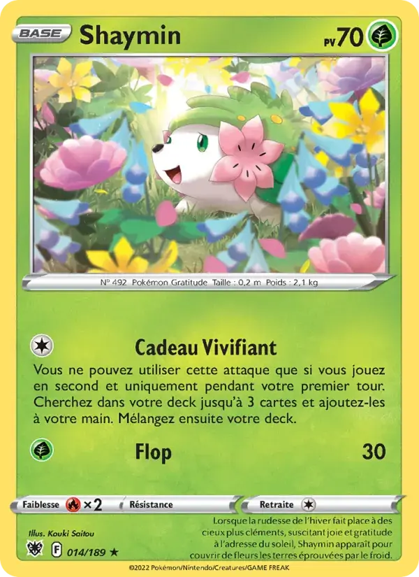 Shaymin - 014/216 - Astres Radieux
