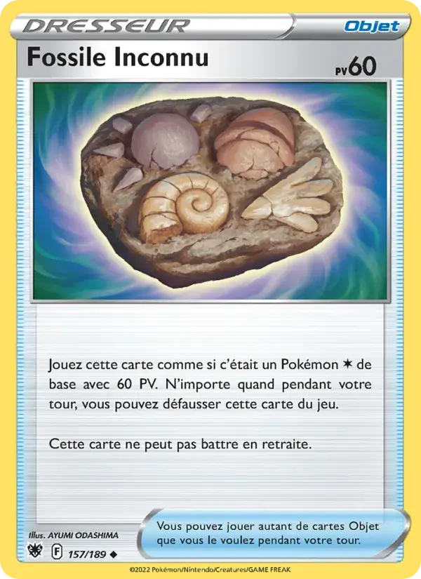 Fossile Inconnu - 157/216 - Astres Radieux