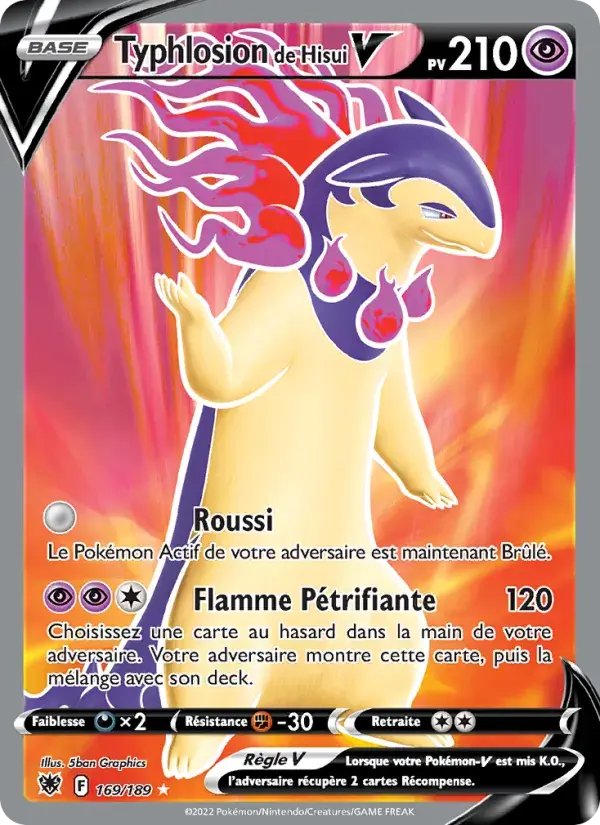Typhlosion de Hisui V - 169/216 - Astres Radieux