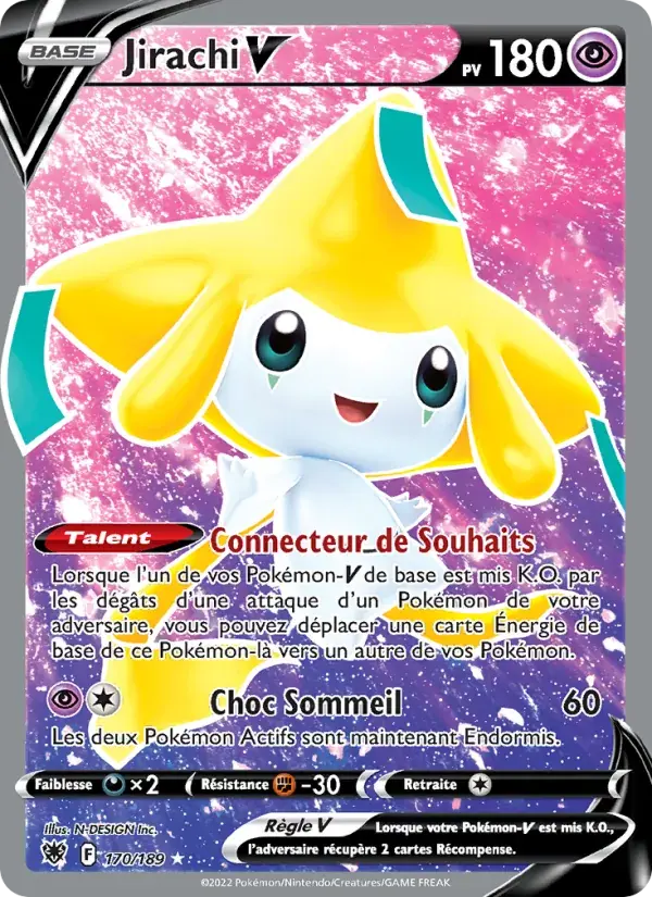 Jirachi V - 170/216 - Astres Radieux