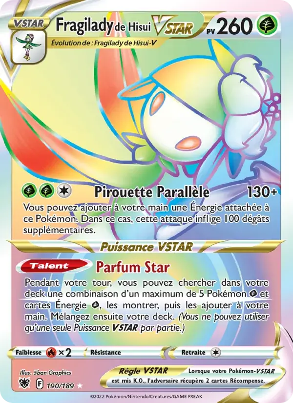 Fragilady de Hisui VSTAR - 190/216 - Astres Radieux